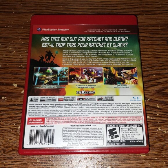 Ratchet & Clank Future: A Crack in Time (Sony PlayStation 3, PS3, 2009) Complete - Picture 3 of 3